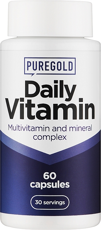 Kompleks witamin i minerałów, w kapsułkach - Pure Gold Daily Vitamin — Zdjęcie N1