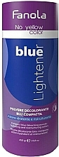 Rozjaśniacz do włosów w proszku z niebieskim pigmentem - Fanola No Yellow Blue Lightener Powder — Zdjęcie N1