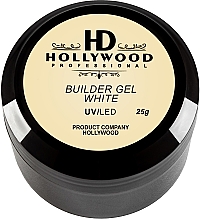 Żel budujący - HD Hollywood White Builder Gel — Zdjęcie N1