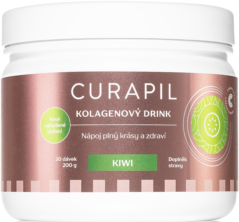 Napój kolagenowy o smaku kiwi - Curapil — Zdjęcie N1