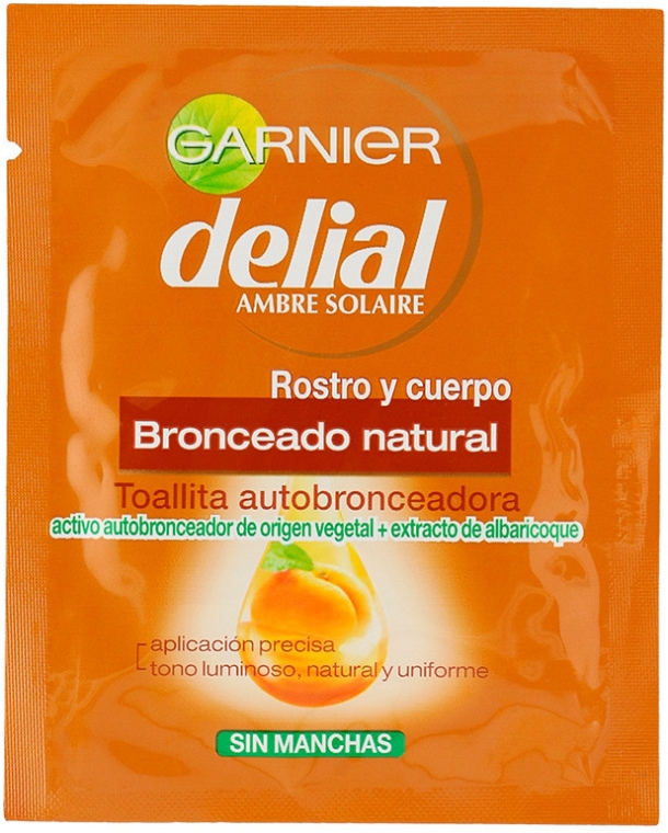 Chusteczki samoopalające - Garnier Ambre Solaire Delial Self-Tanning Towel — Zdjęcie N1
