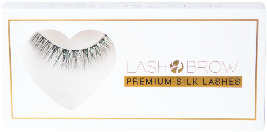 Sztuczne rzęsy - Lash Brow Premium Silk Lashes Natural Mess