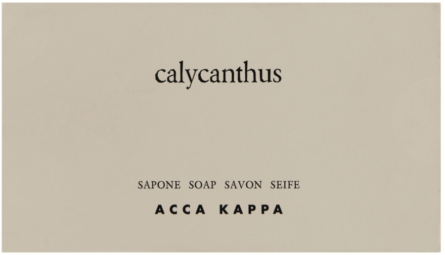 Mydło roślinne - Acca Kappa Calycanthus Soap — Zdjęcie N1