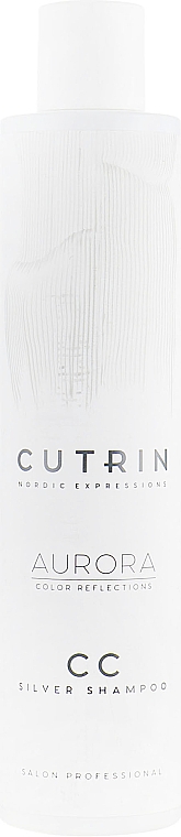 Srebrny szampon tonizujący - Cutrin Aurora CC Silver Shampoo