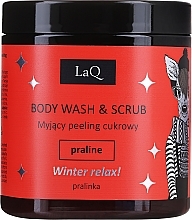 Kup Naturalny peeling myjący z nawilżającymi ekstraktami roślinnymi, masłem shea i cukrem trzcinowym - LaQ Body Peeling