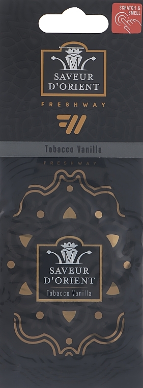 Odświeżacz powietrza Tobacco Vanilla - Fresh Way Saveur D'Orient — Zdjęcie N1