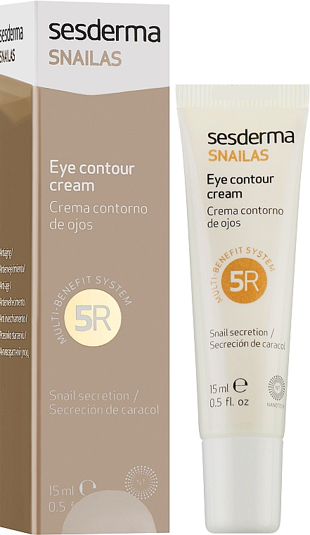 Krem na powieki - SesDerma Laboratories Snailas Eye Contour Cream — Zdjęcie N2
