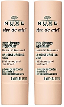 Kup Zestaw balsamów do ust - Nuxe Reve De Miel Lip Moisturizing Stick Duo (lipstick/2x4g)