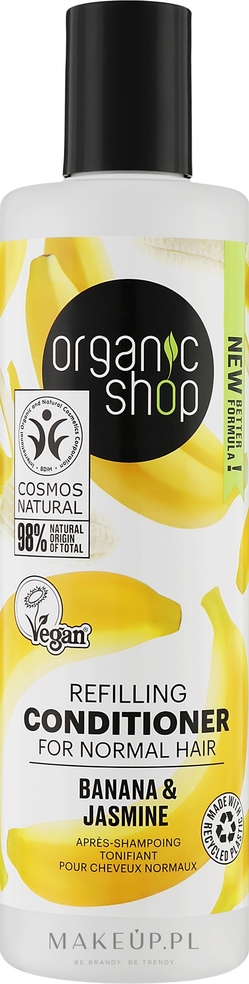 Odżywka do włosów Banan i jaśmin - Organic Shop Conditioner — Zdjęcie 280 ml