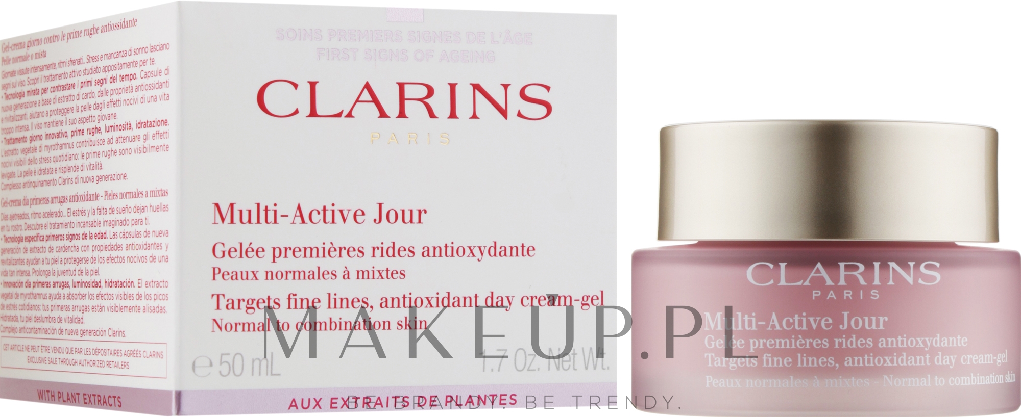 Przeciwzmarszczkowy krem-żel na dzień - Clarins Multi-Active Day Cream-Gel — Zdjęcie 50 ml