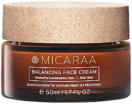Kup Równoważący krem ​​do twarzy z aloesem - Micaraa Balancing Face Cream Mit Bio Aloe Vera
