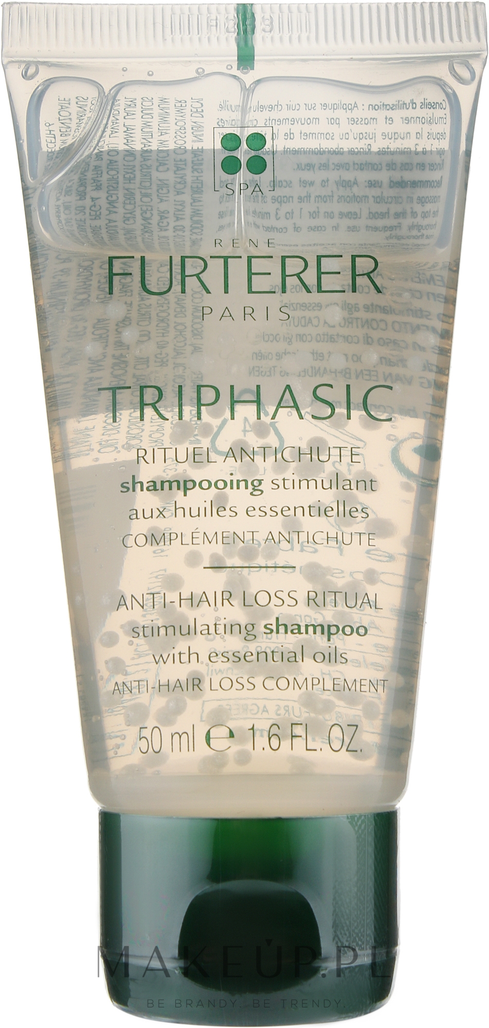 Stymulujący szampon przeciw wypadaniu włosów z olejkami eterycznymi - Rene Furterer Triphasic Anti-Hair Loss Ritual Shampoo — Zdjęcie 50 ml