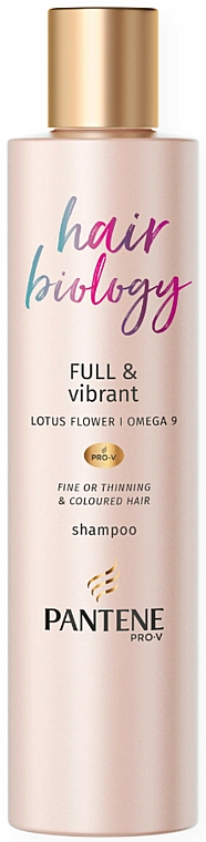 Szampon zwiększający objętość włosów - Pantene Pro-V Hair Biology Full & Vibrant Shampoo 