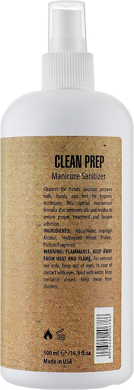 Odtłuszczacz do paznokci - NUB Clean Prep Manicure Sanitizer — Zdjęcie N3