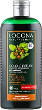 Kup Pielęgnacyjny szampon do włosów farbowanych w odcieniu orzecha - Logona Hair Care Color Care Shampoo