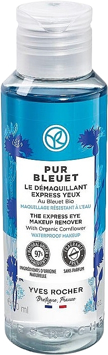 Dwufazowy płyn do demakijażu oczu - Yves Rocher Pur Bleuet The Express Eye Make Up Remover — Zdjęcie N1