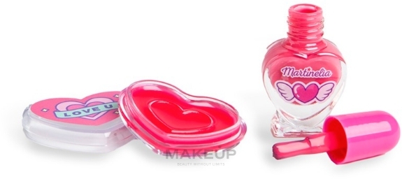 Zestaw - Martinelia Crush Nail Polish & Lip Gloss Duo Pack (nail polish/3ml + lip gloss/2.5g) — Zdjęcie Pink