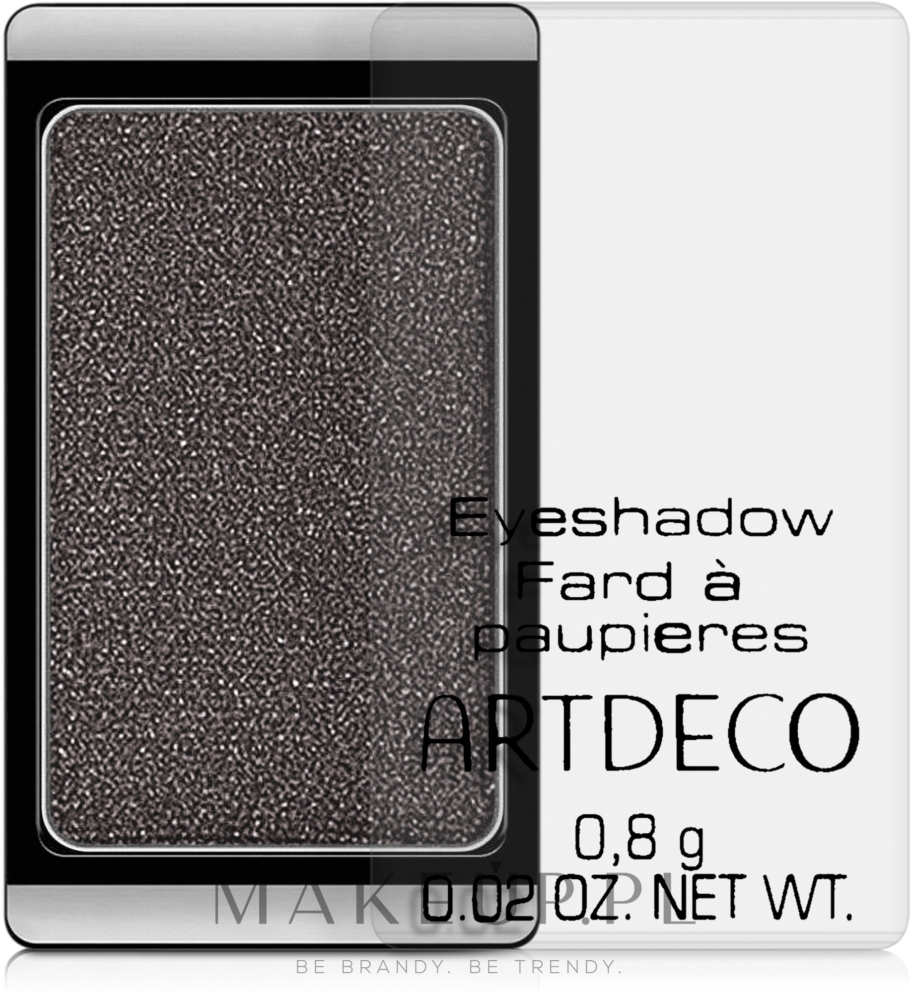 Cień do powiek (wkład do kasetki magnetycznej) - Artdeco Eyeshadow Pearl — Zdjęcie 02 - Pearly Anthracite