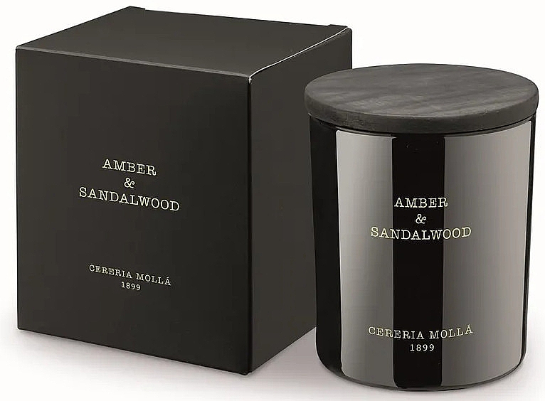 Cereria Molla Amber & Sandalwood - Świeca zapachowa — Zdjęcie N1