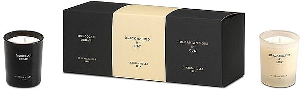 Cereria Molla Bulgarian Rose & Oud - Zestaw (candle/3x75g) — Zdjęcie N1