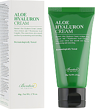 Nawilżający krem do twarzy z aloesem i kwasem hialuronowym - Benton Aloe Hyaluron Cream — Zdjęcie N2