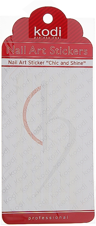 Naklejki do paznokci - Kodi Professional Nail Art Stickers FL009  — Zdjęcie N1
