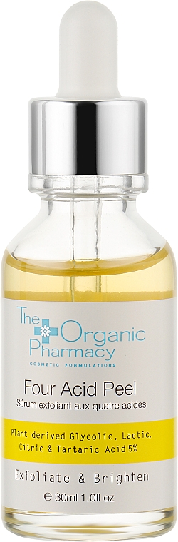 Serum peelingujące do twarzy Cztery kwasy - The Organic Pharmacy Four Acid Peel — Zdjęcie N1
