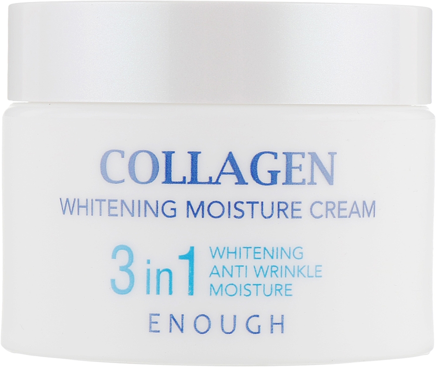Nawilżający krem do twarzy z kolagenem 3 w 1 - Enough Collagen Whitening Moisture Cream 3 in 1 — Zdjęcie N2