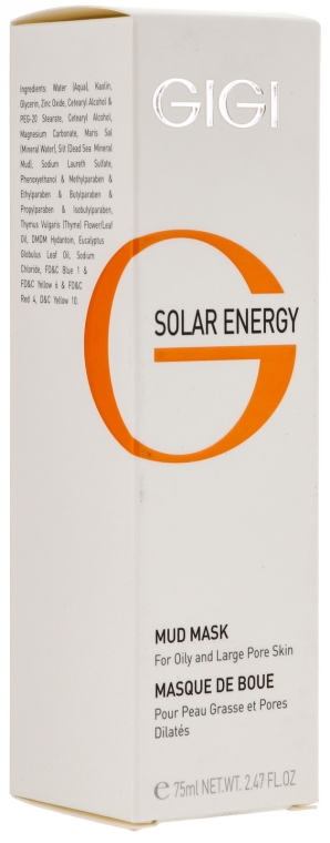 Błotna maska - Gigi Solar Energy Mineral Mud Mask — Zdjęcie N1