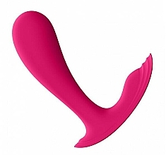 Wibrator z dwoma silniczkami do punktu G, różowy - Satisfyer Top Secret Pink — Zdjęcie N2
