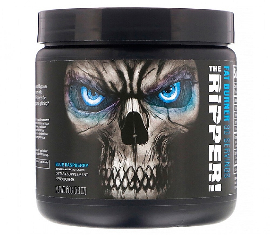 Odżywczy shake o smaku ciasta ze słodkich ziemniaków - JNX Sports Pre-Workout The Ripper Blue Rasberry  — Zdjęcie N1