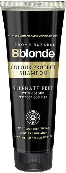 Szampon chroniący kolor włosów farbowanych - Jerome Russell Bblonde Colour Protect Shampoo — Zdjęcie N1