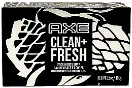Mydło do twarzy i ciała - Axe Clean + Fresh Face & Body Soap — Zdjęcie N1