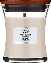 Kup PRZECENA! Świeca zapachowa w szkle - WoodWick Hourglass Candle White Honey *