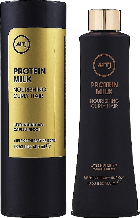 Odżywcza maska do włosów kręconych - MTJ Cosmetics Superior Therapy Protein Milk — Zdjęcie N4