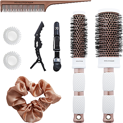 Zestaw, 8 produktów - Revolution Haircare Hair Goals Blow Dry Gift Set  — Zdjęcie N2
