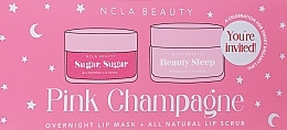 Zestaw - NCLA Beauty Pink Champange (l/mask/15ml + l/scrub/15ml) — Zdjęcie N1