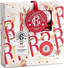 Roger&Gallet Gingembre Rouge Wellbeing Fragrant Water - Zestaw (f/water/100ml + soap/50g + b/tablet/3x25g) — Zdjęcie N1
