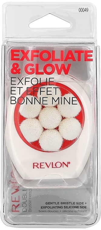 Dwustronna szczotka do czyszczenia - Revlon Exfoliate & Glow Cleansing Brush — Zdjęcie N1