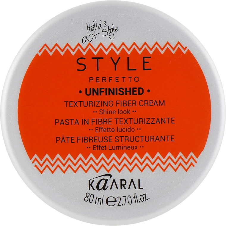 Krem teksturyzujący włosy - Kaaral Style Perfetto Unfinished Texturizing Fiber Cream — Zdjęcie N1