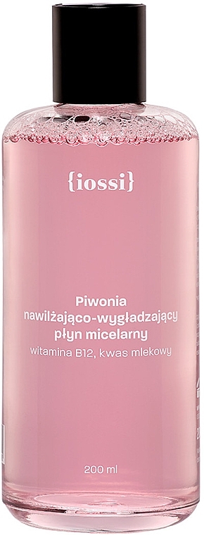 Nawilżający i wygładzający płyn micelarny Piwonia - Iossi — Zdjęcie N1