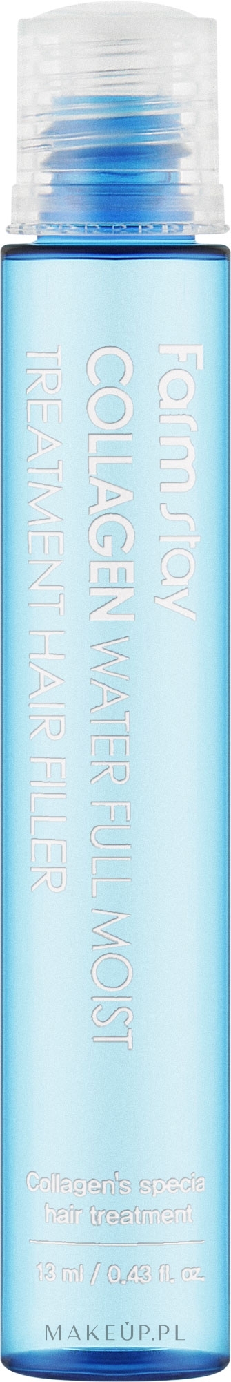 Regenerująca ampułka do włosów zniszczonych - FarmStay Collagen Water Full Moist Treatment Hair Filler — Zdjęcie 13 ml