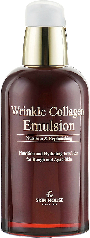 Odżywcza emulsja przeciwstarzeniowa z kolagenem - The Skin House Wrinkle Collagen Emulsion — Zdjęcie N2