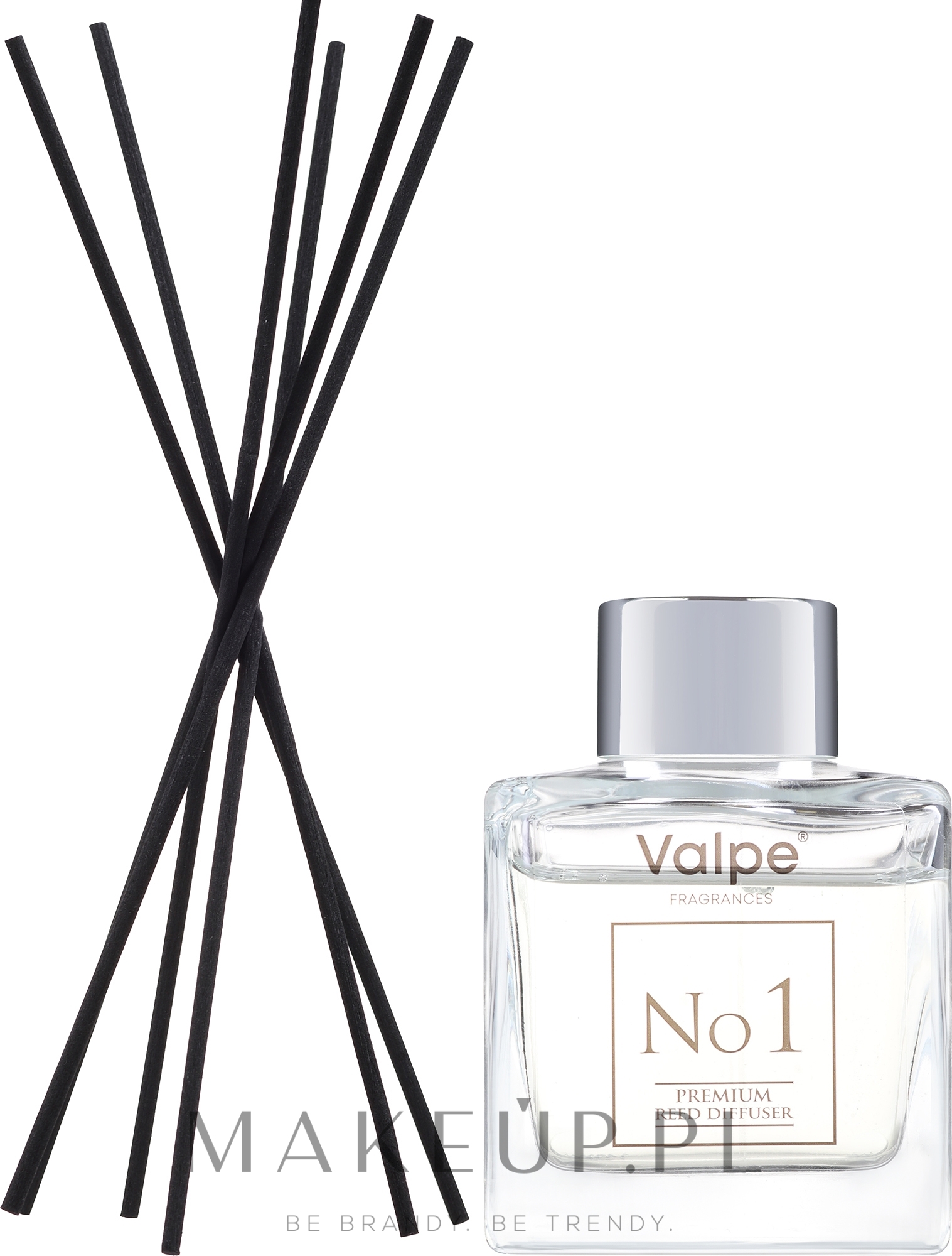 Dyfuzor zapachowy z drzewem agarowym i wanilią - Bispol Premium No1 Reed Diffuser — Zdjęcie 80 ml