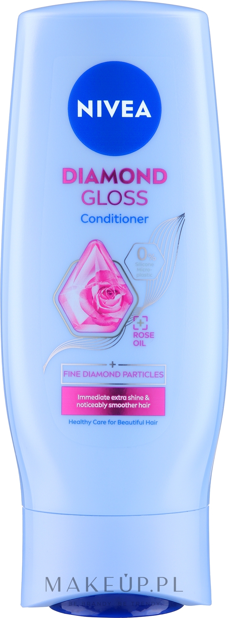 Odżywka nadająca blask do włosów matowych i pozbawionych blasku - NIVEA Hair Care Diamond Gloss — Zdjęcie 200 ml