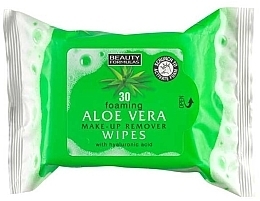 Chusteczki oczyszczające do twarzy z aloesem - Beauty Formulas Cleansing Wipes With Aloe Vera — Zdjęcie N1