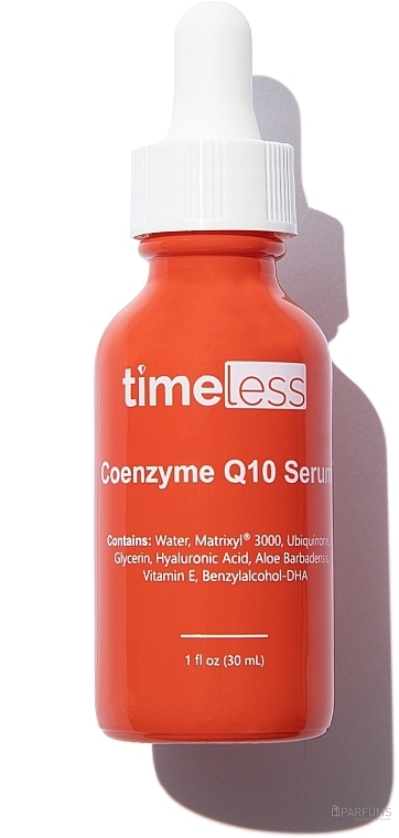 Przeciwstarzeniowe serum do twarzy z koenzymem Q10 i kwasem hialuronowym - Timeless Skin Care Coenzyme Q10 Serum — Zdjęcie N1