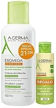 Zestaw - A-Derma Exomega Control (b/cr/400ml + shower/oil/100ml) — Zdjęcie N1