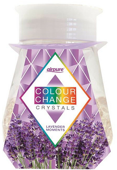 Żelowe perełki zapachowe Lawenda - Airpure Colour Change Crystals Lavender Moments — Zdjęcie N1