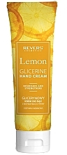 Glicerynowy krem ​​do rąk z ekstraktem z cytryny - Revers Lemon Glicerine Hand Cream  — Zdjęcie N1